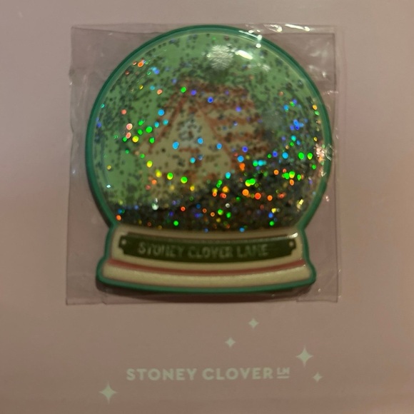 BNIP Stoney Clover Lane Glitter Snow Globe Patch - Picture 7 of 9